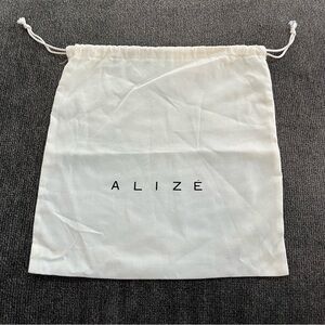 Alize Dust Bag White Drawstring Storage Cover